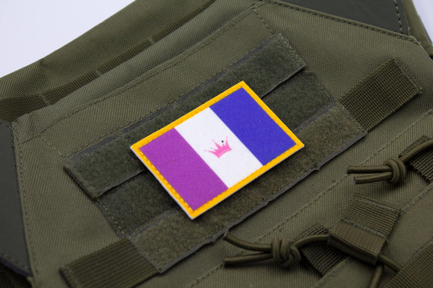 Drag LGBTQ flag hook and loop patch