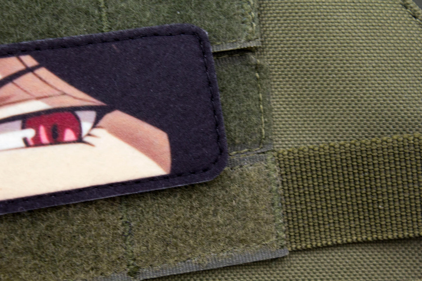 Lust eyes Fullmetal Alchemist anime hook and loop patch
