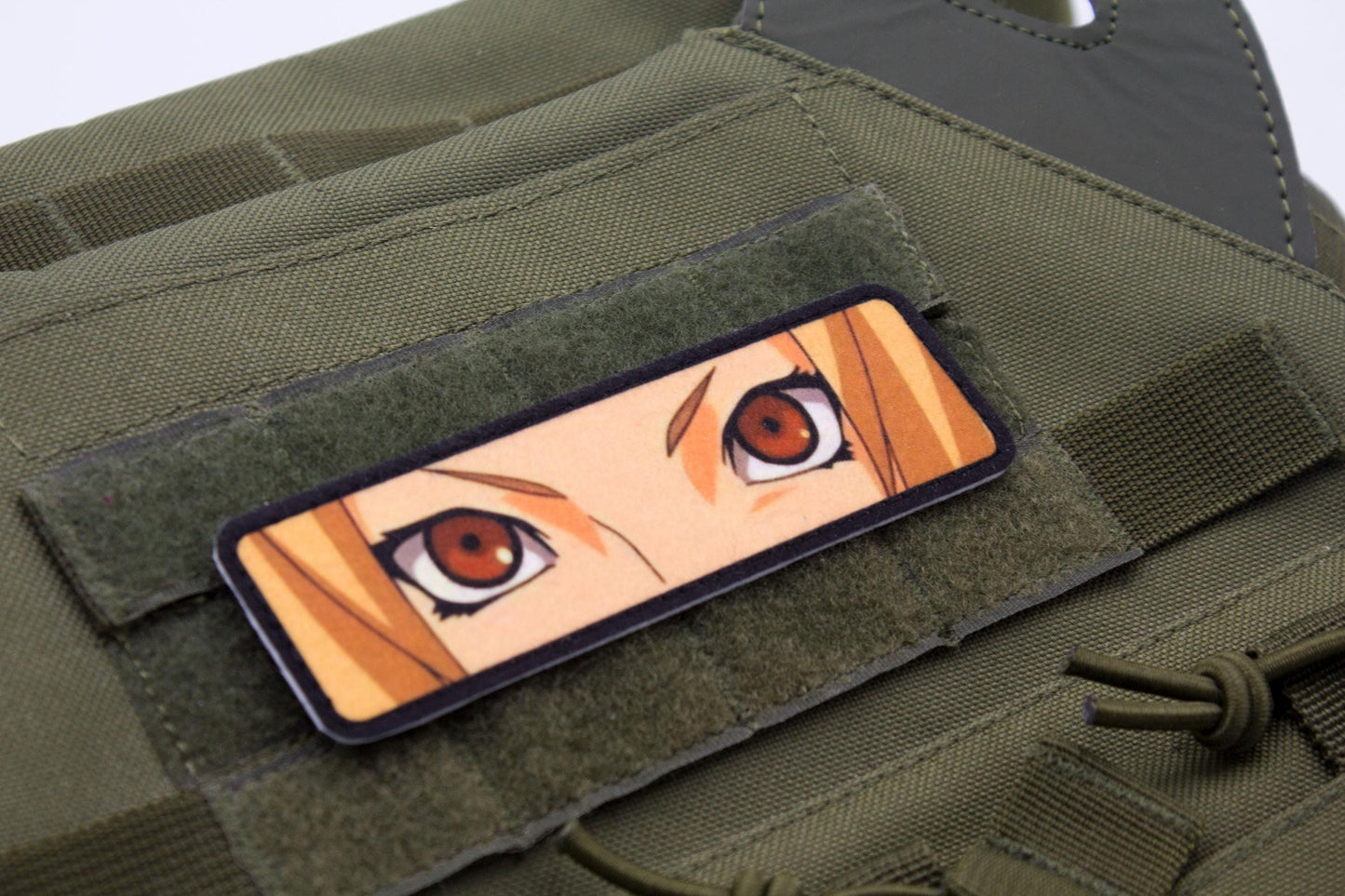 Tsunade eyes Naruto anime hook and loop patch