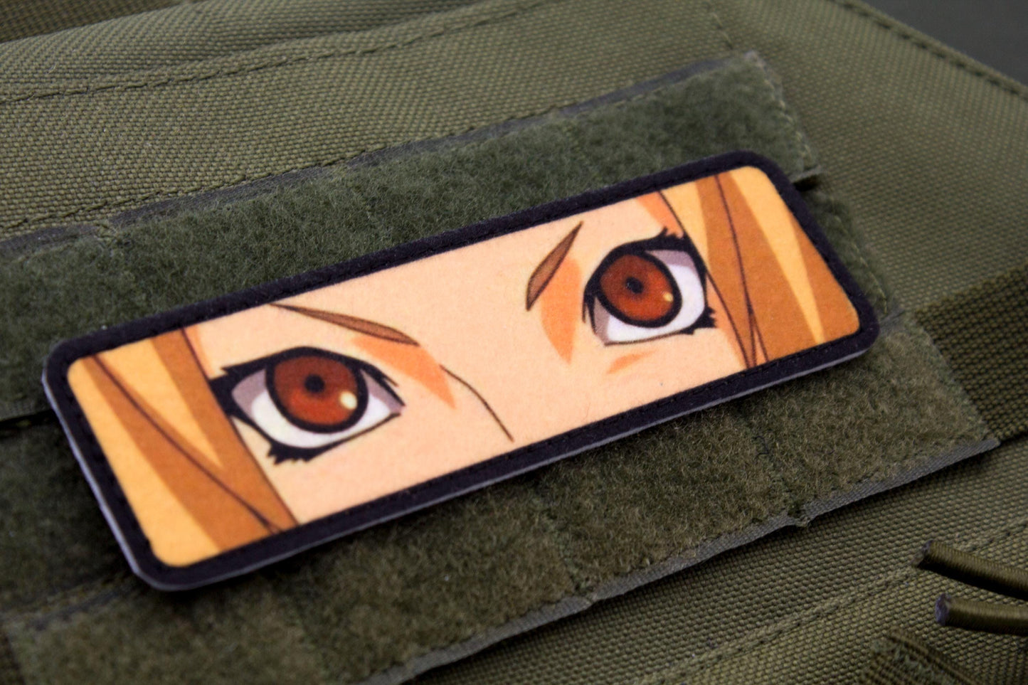 Tsunade eyes Naruto anime hook and loop patch