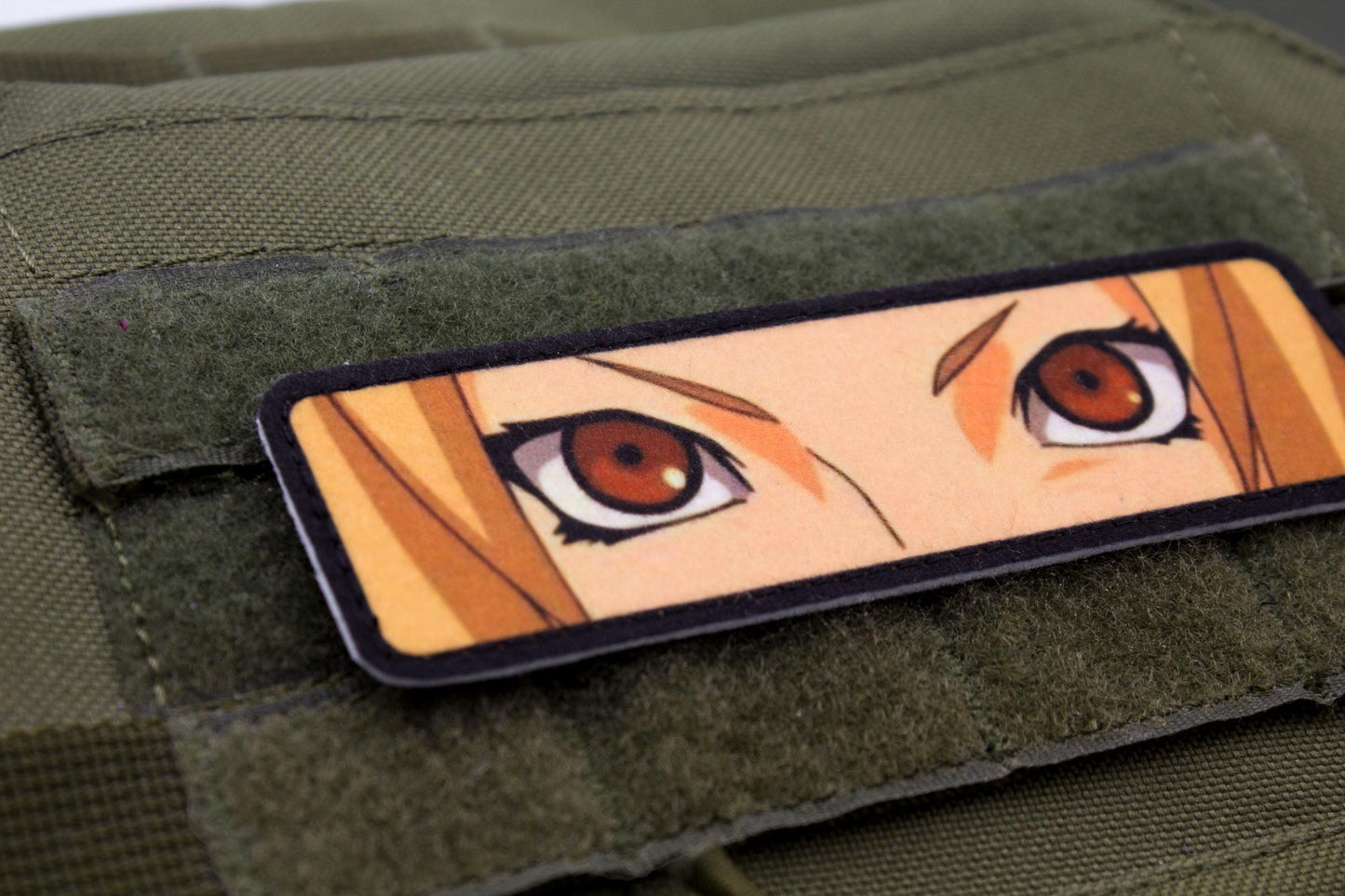 Tsunade eyes Naruto anime hook and loop patch