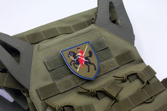 110th Mechanized Brigade Ukrainian hook and loop patch DARK GREEN