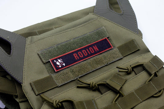 Rodion Limbus Company stripe hook and loop patch