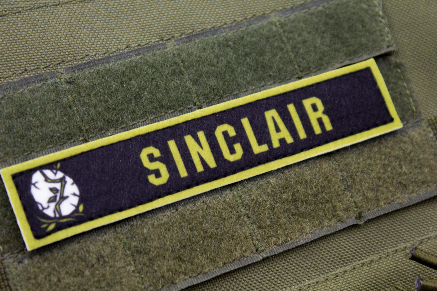 Sinclair Limbus Company stripe hook and loop patch