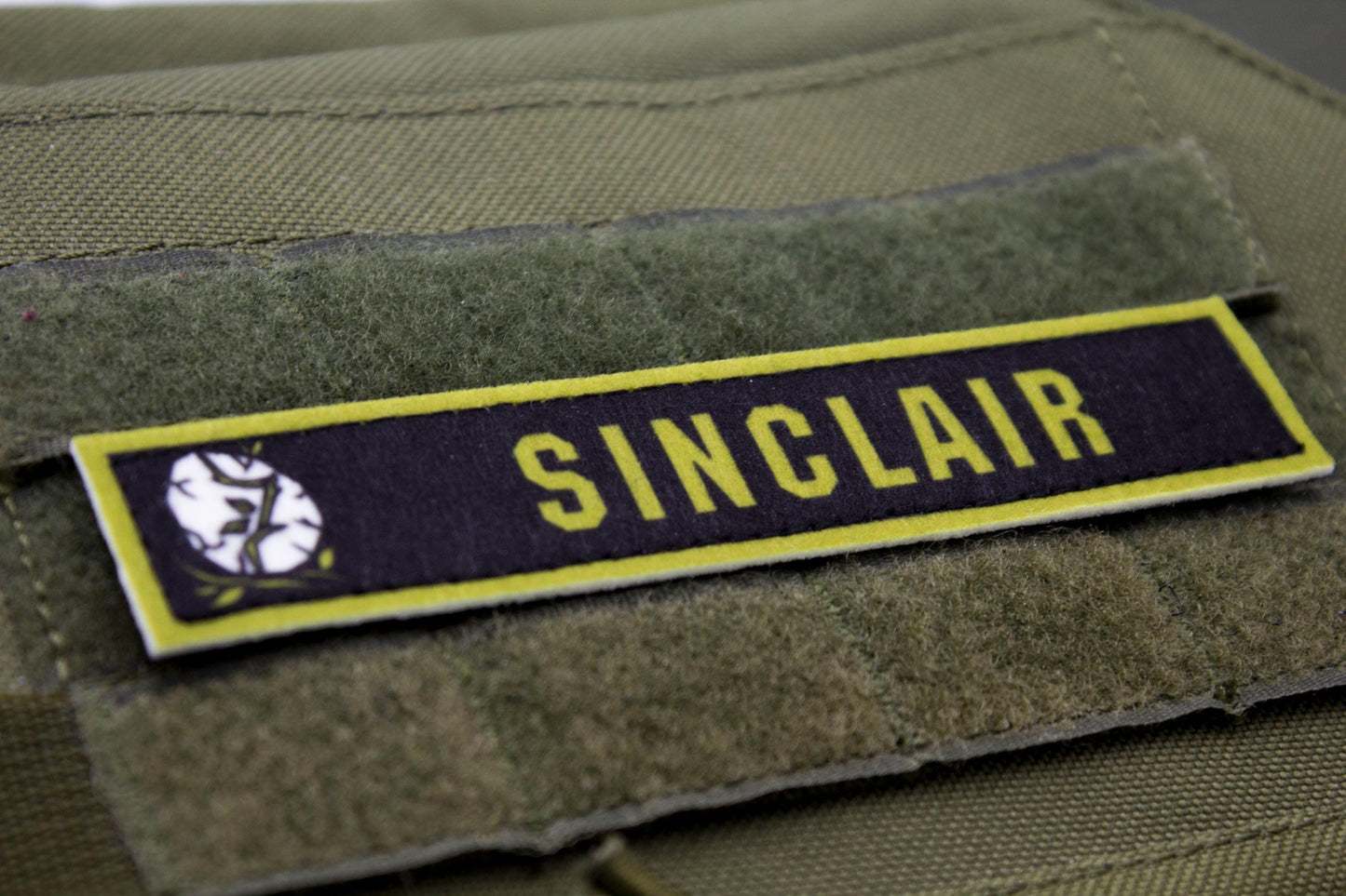 Sinclair Limbus Company stripe hook and loop patch