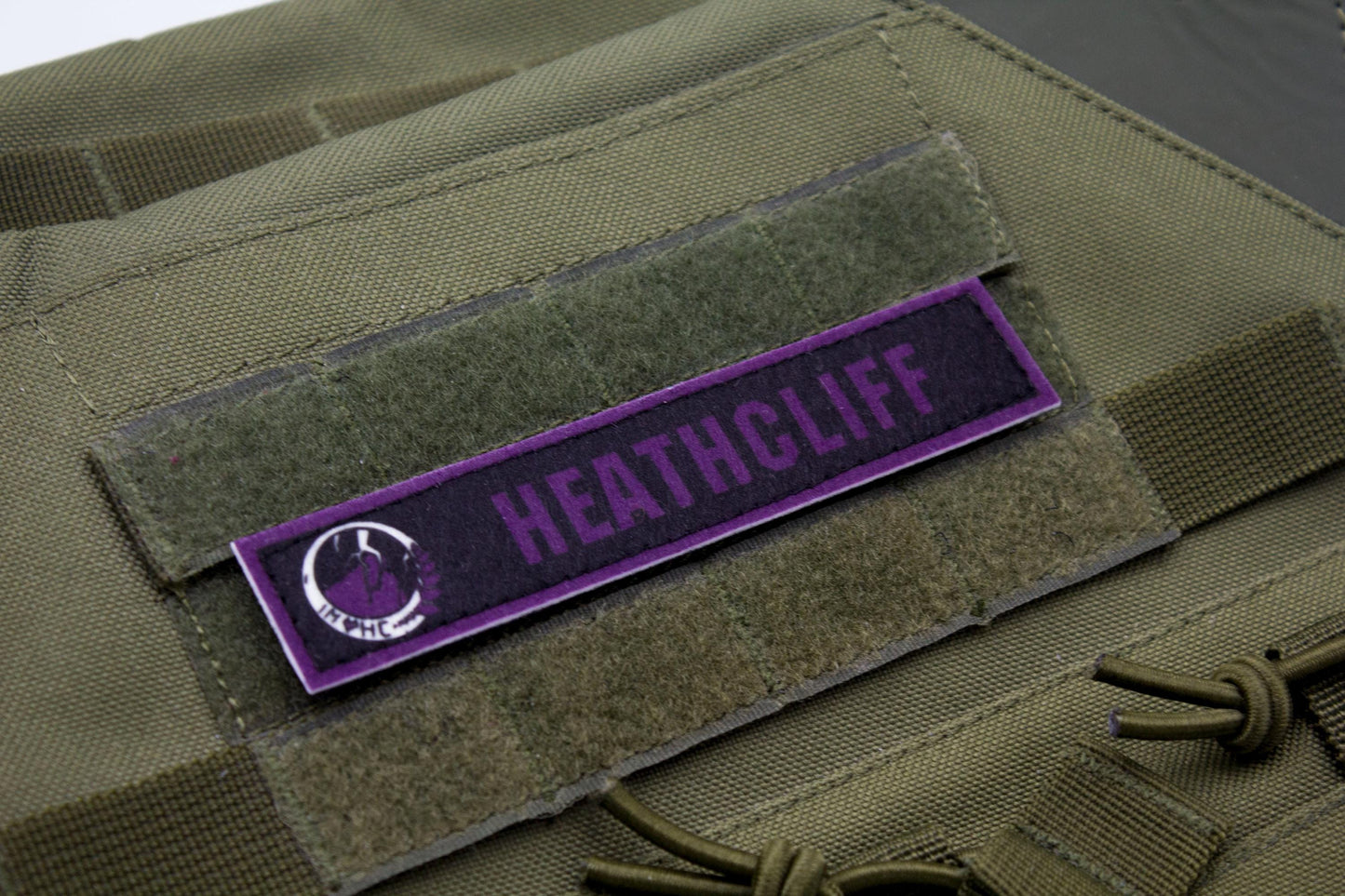 Heathcliff Limbus Company stripe hook and loop patch