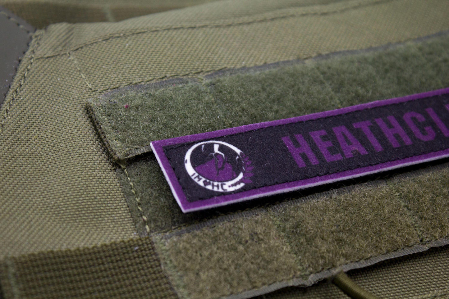 Heathcliff Limbus Company stripe hook and loop patch
