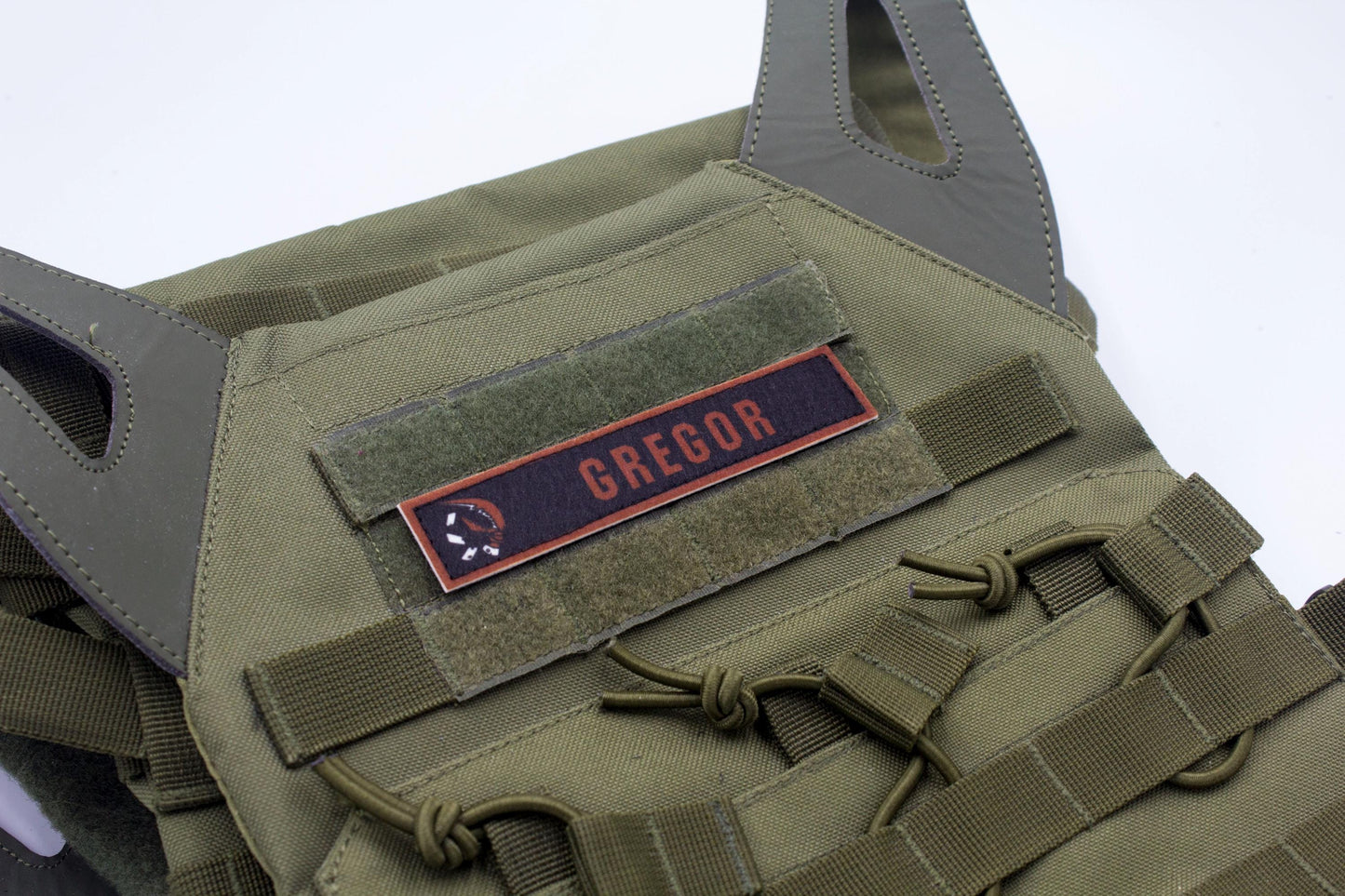 Gregor Limbus Company stripe hook and loop patch