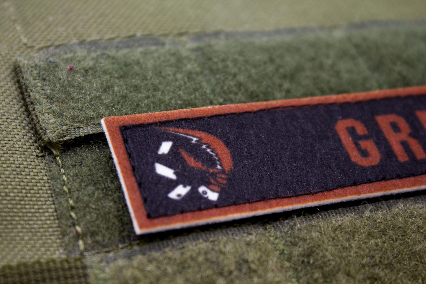 Gregor Limbus Company stripe hook and loop patch