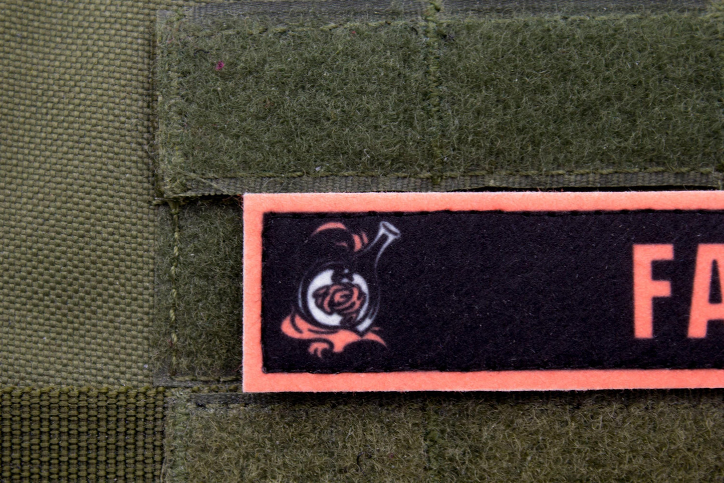 Faust Limbus Company stripe hook and loop patch