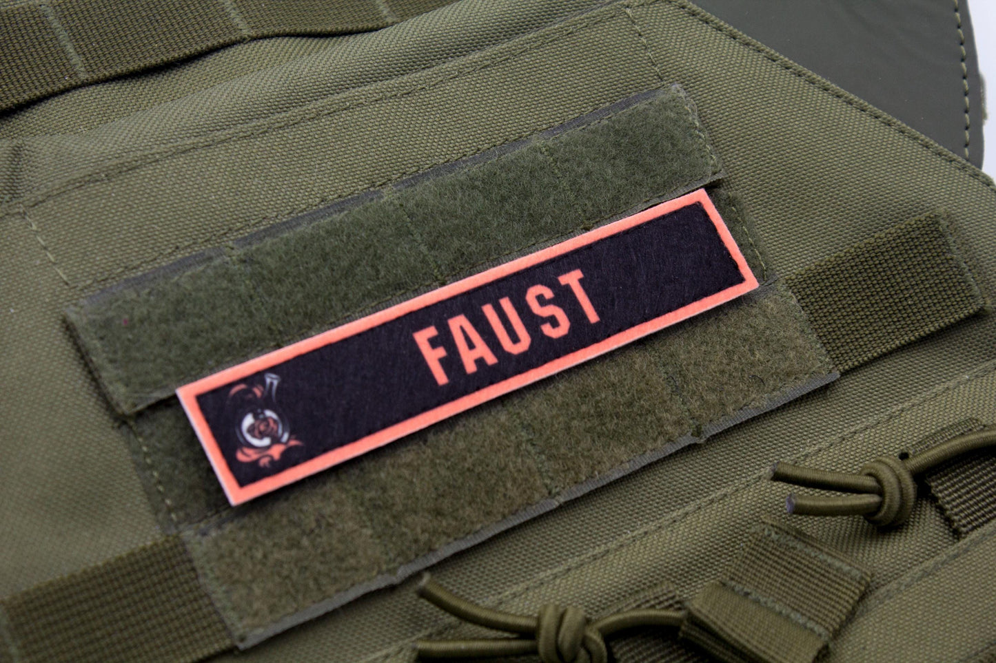 Faust Limbus Company stripe hook and loop patch