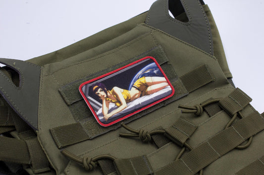 Faye Valentine Anime Cowboy Bebop hook and loop morale patch