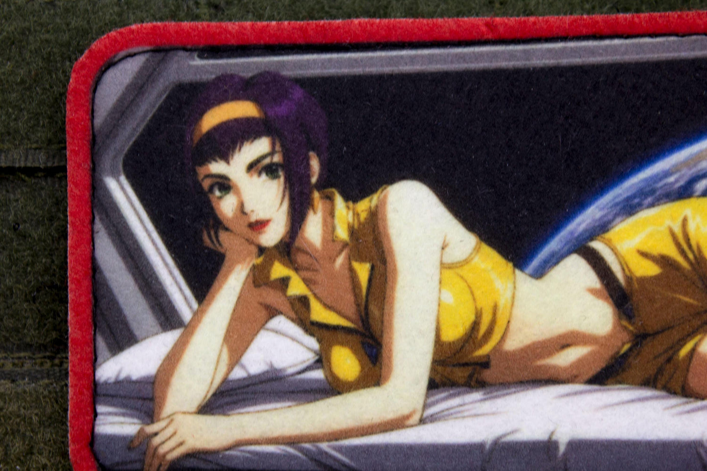 Faye Valentine Anime Cowboy Bebop hook and loop morale patch