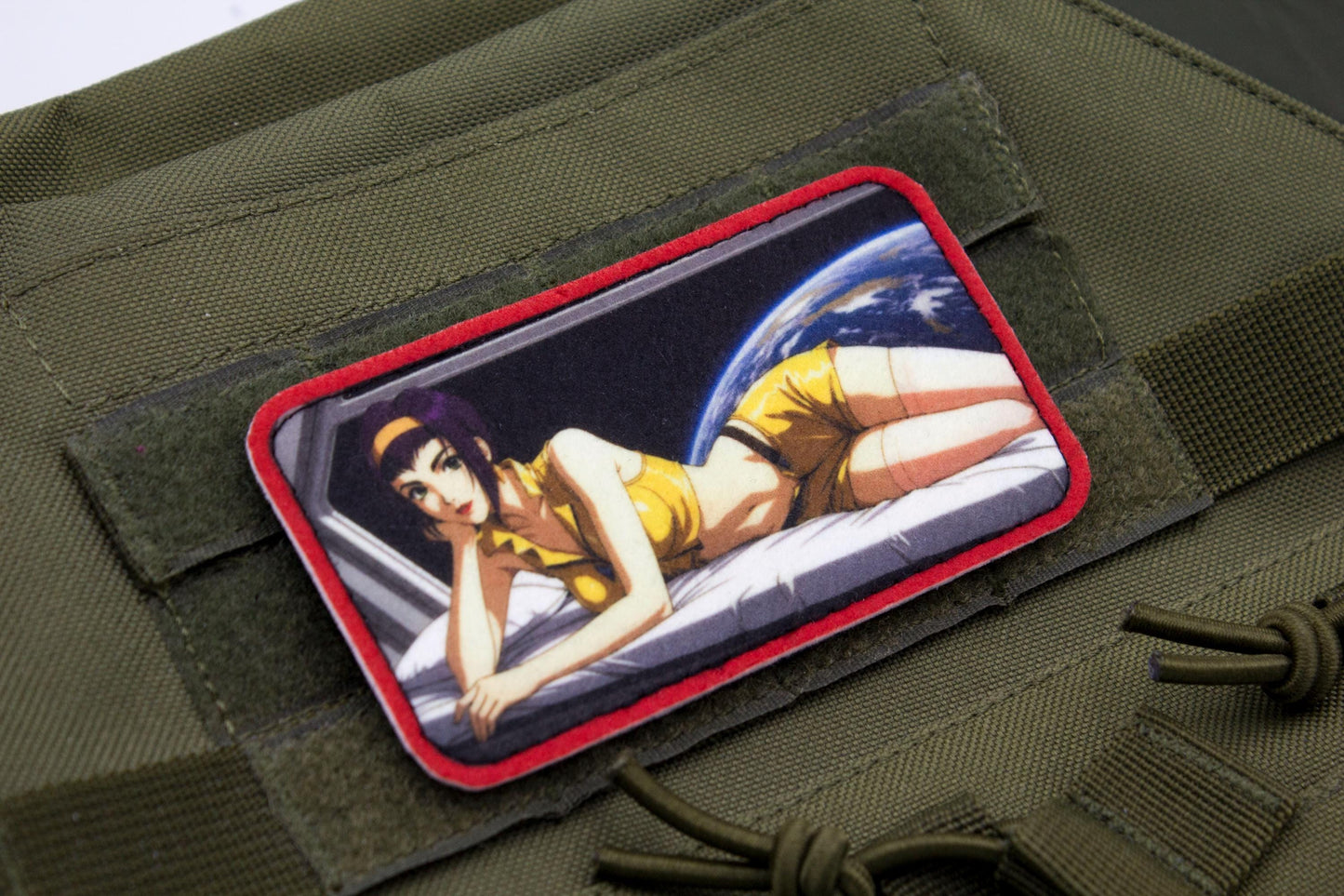 Faye Valentine Anime Cowboy Bebop hook and loop morale patch
