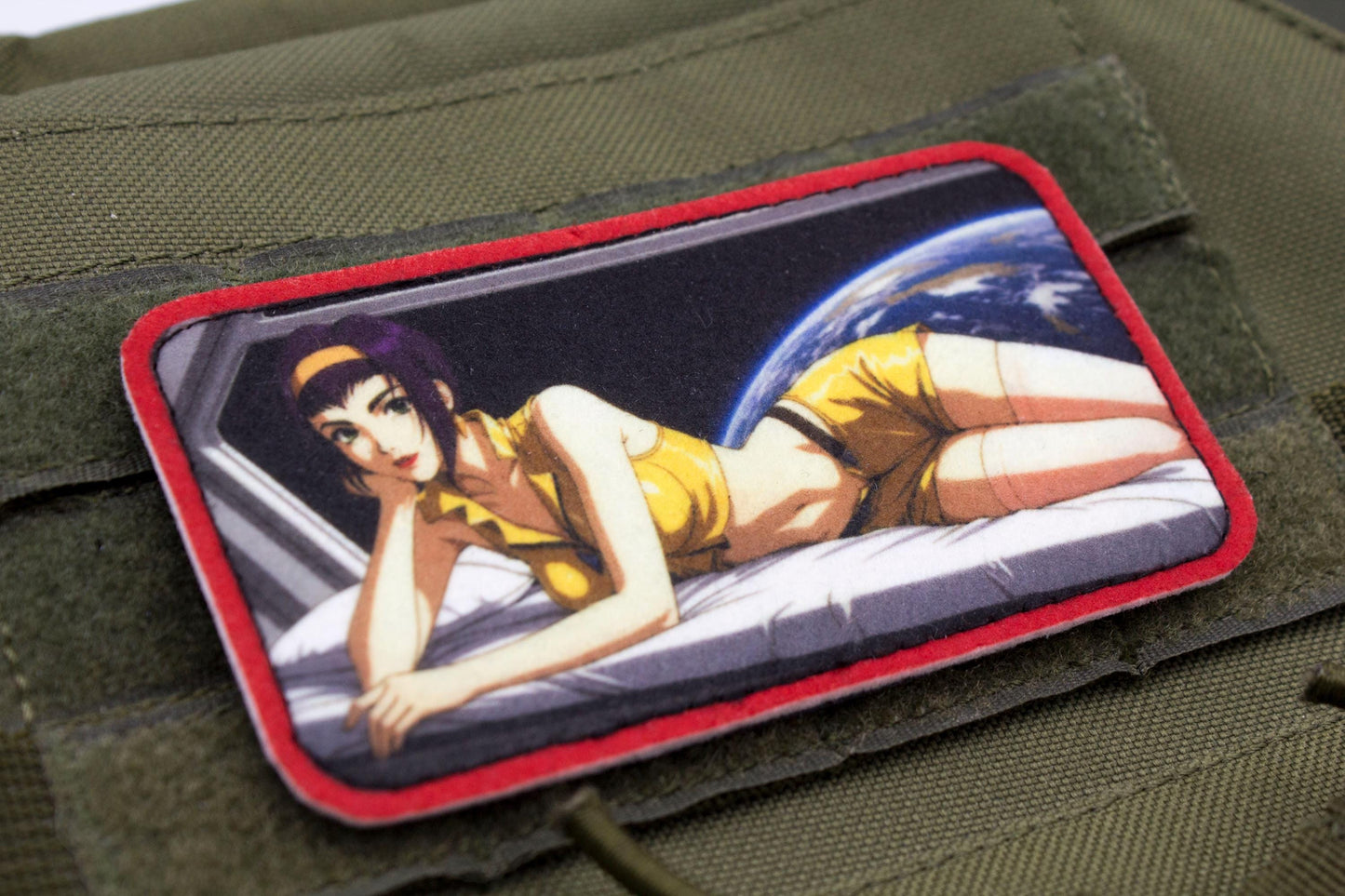 Faye Valentine Anime Cowboy Bebop hook and loop morale patch