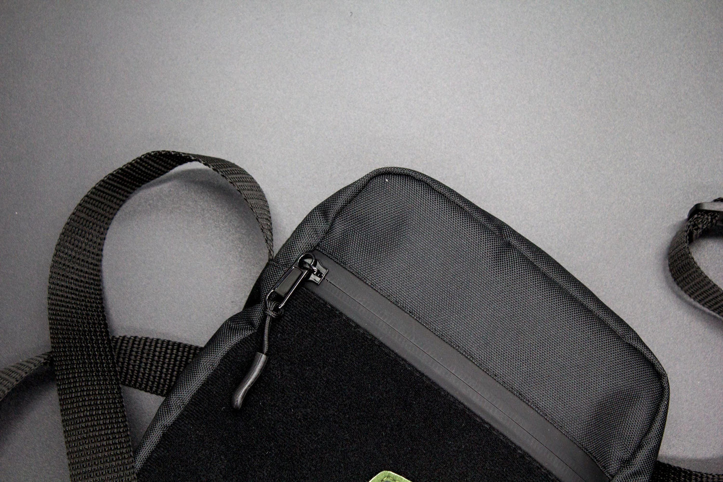 Сrossbody bag for hook and loop patches