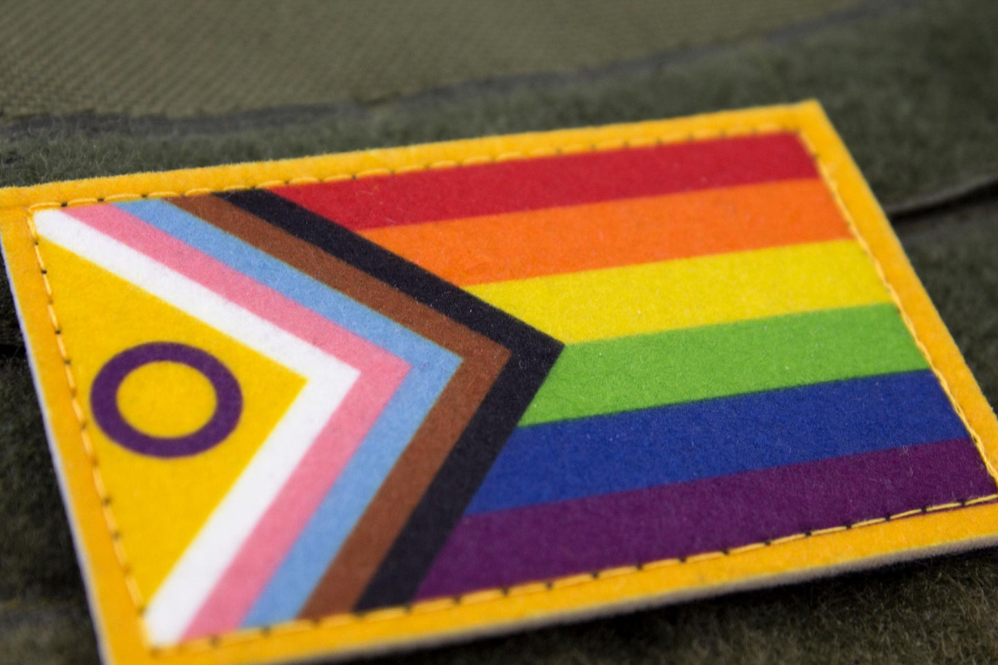 Progress pride flag NEW hook and loop patch