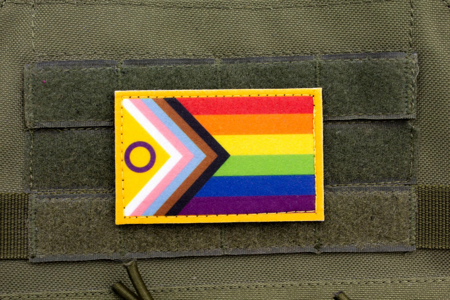 Progress pride flag NEW hook and loop patch