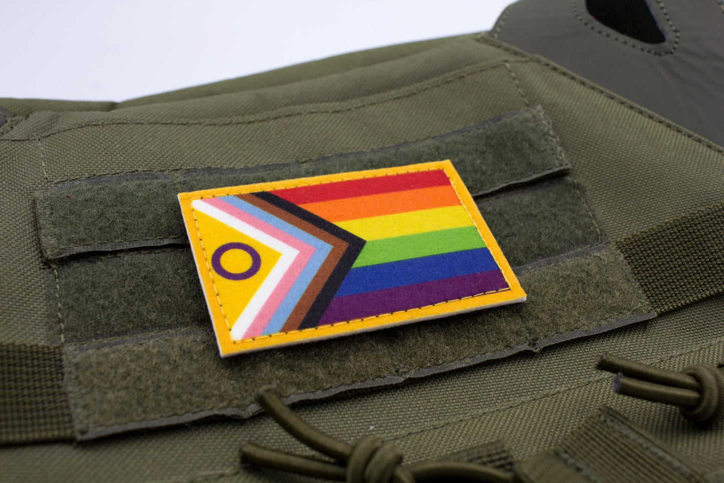 Progress pride flag NEW hook and loop patch