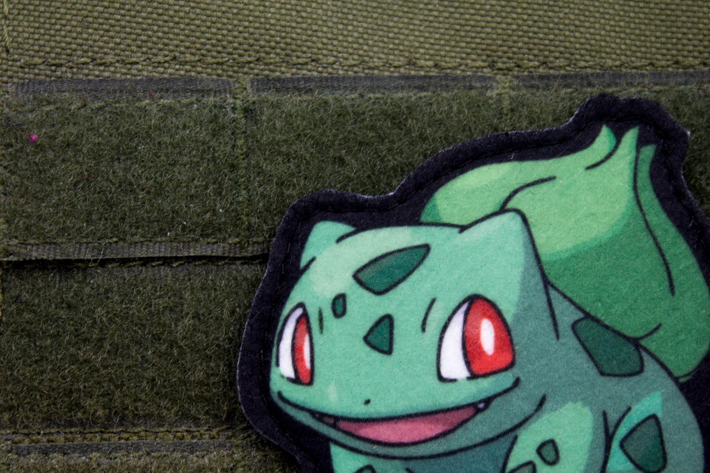 Bulbasaur Pokemon hook and loop anime patch