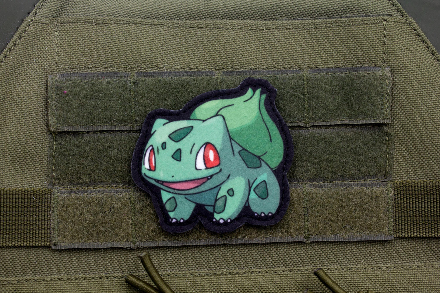 Bulbasaur Pokemon hook and loop anime patch