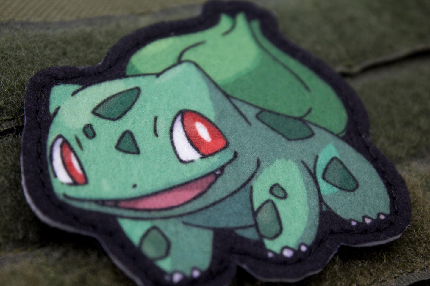 Bulbasaur Pokemon hook and loop anime patch