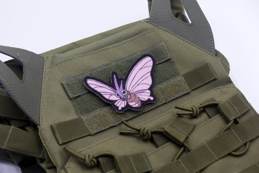 Venomoth Pokemon hook and loop anime patch