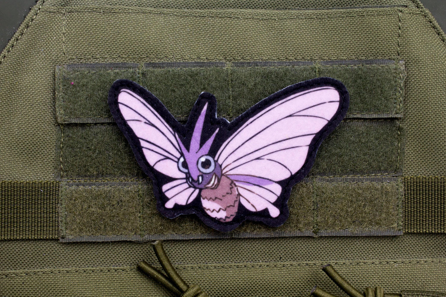Venomoth Pokemon hook and loop anime patch