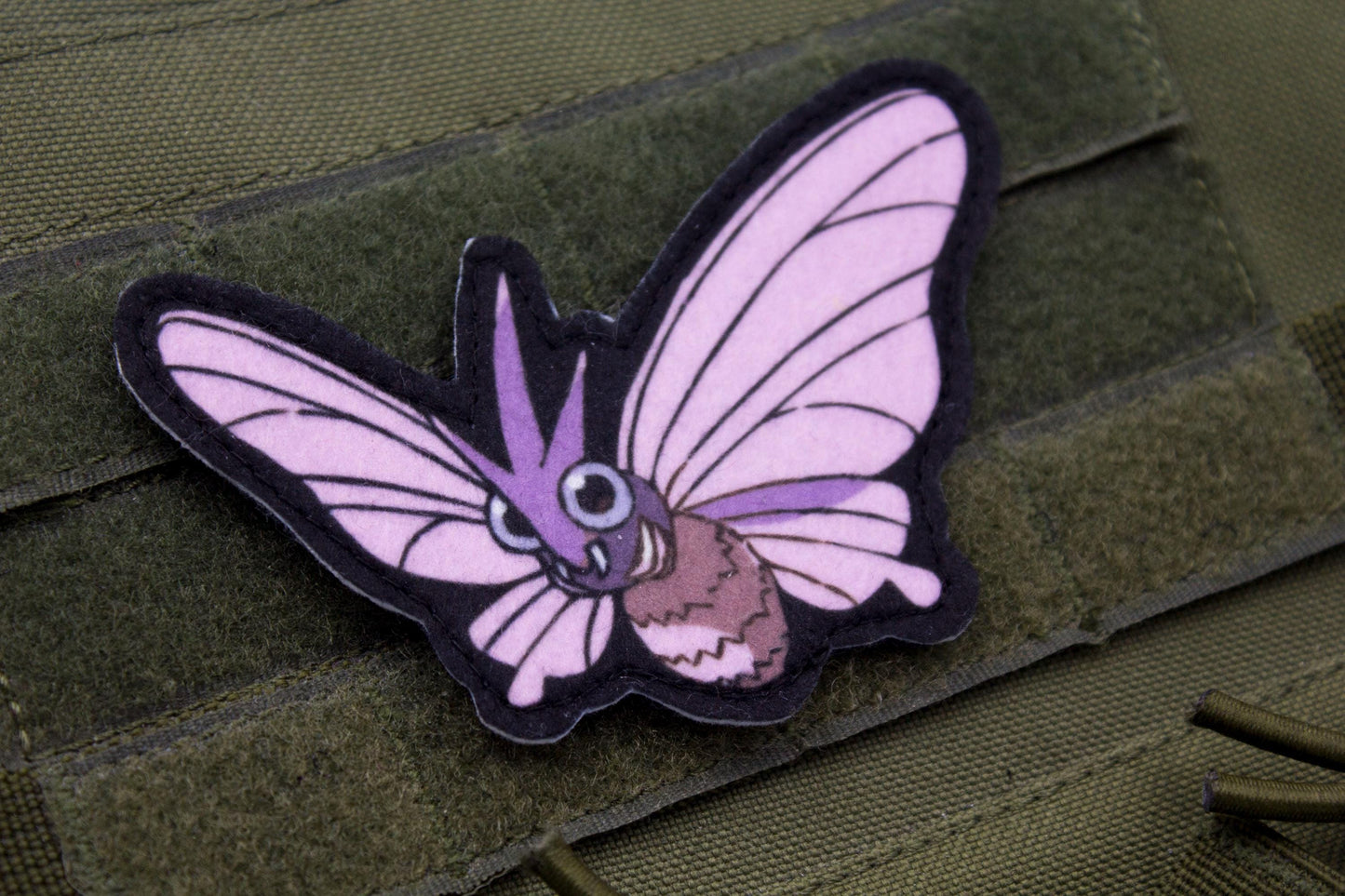 Venomoth Pokemon hook and loop anime patch