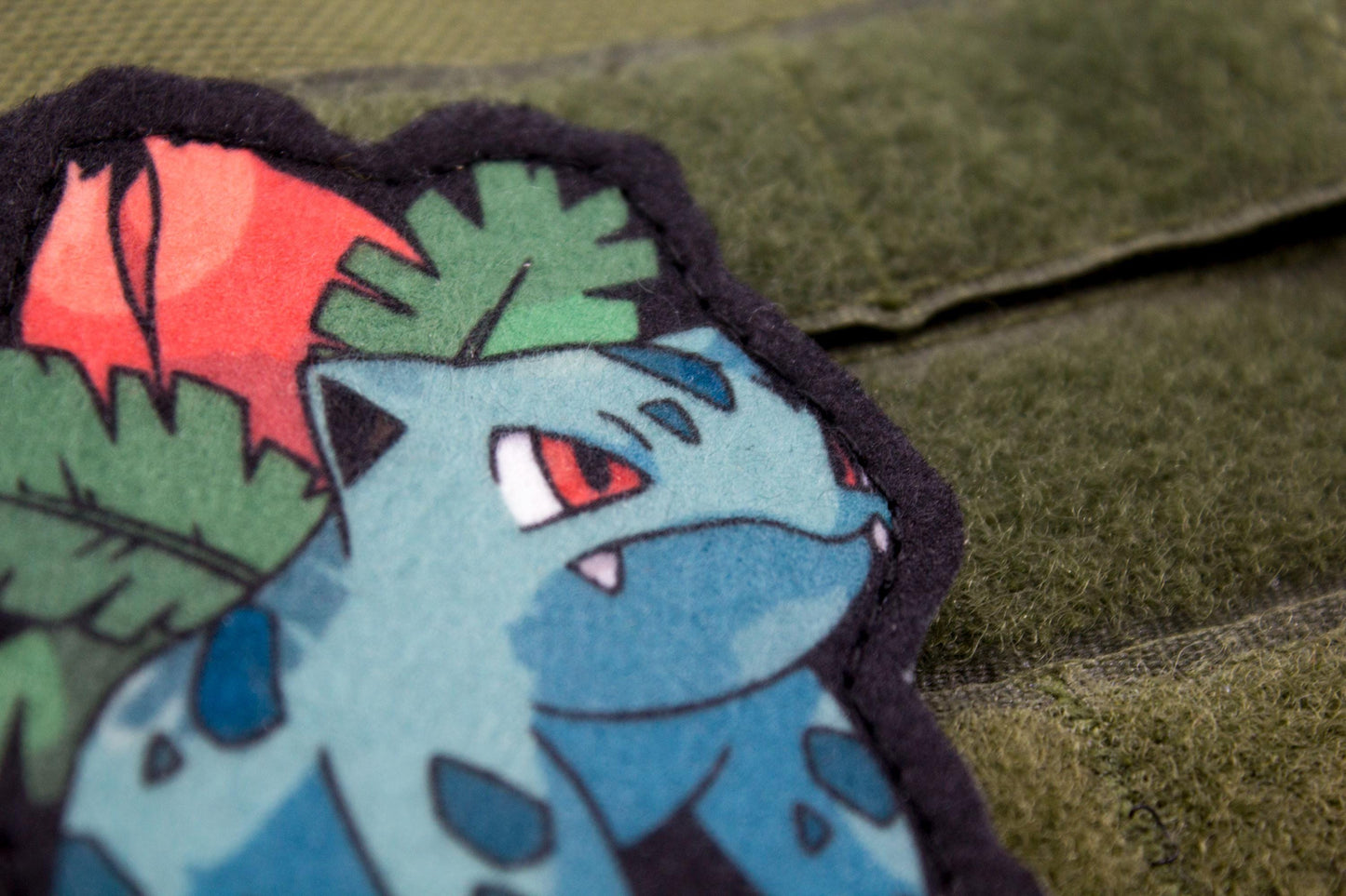 Ivysaur Pokemon hook and loop anime patch