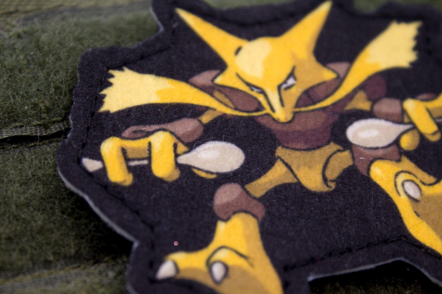 Alakazam Pokemon hook and loop anime patch