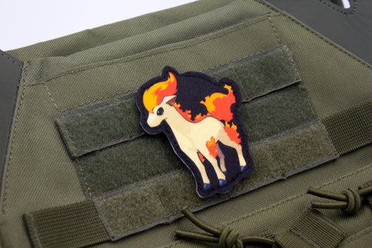 Ponyta Pokemon hook and loop anime patch