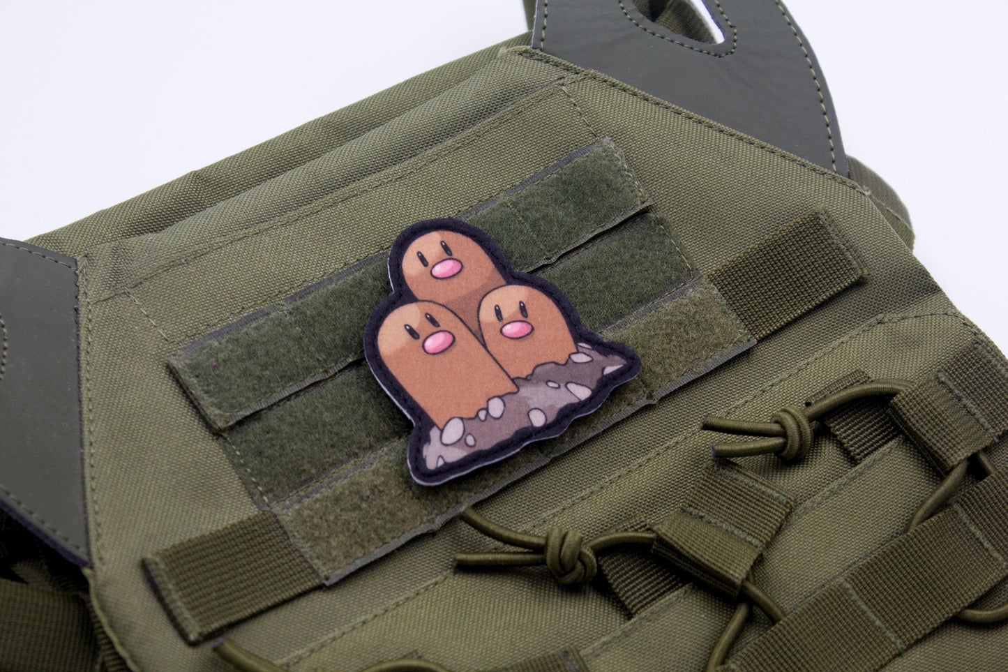 Dugtrio Pokemon hook and loop anime patch