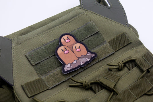 Dugtrio Pokemon hook and loop anime patch