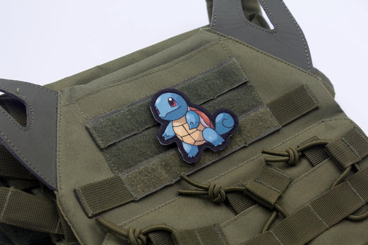 Squirtle Pokemon hook and loop anime patch