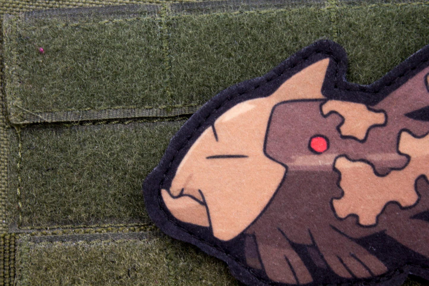 Relicanth Pokemon hook and loop anime patch