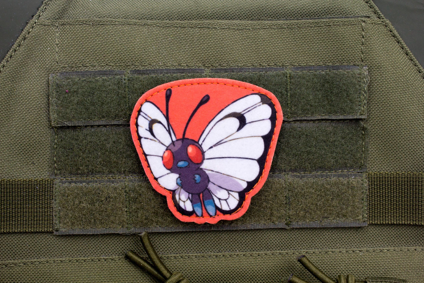 Butterfree Pokemon hook and loop anime patch