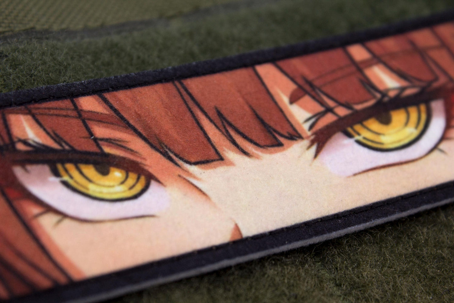 Makima eyes Chainsaw Man anime hook and loop patch