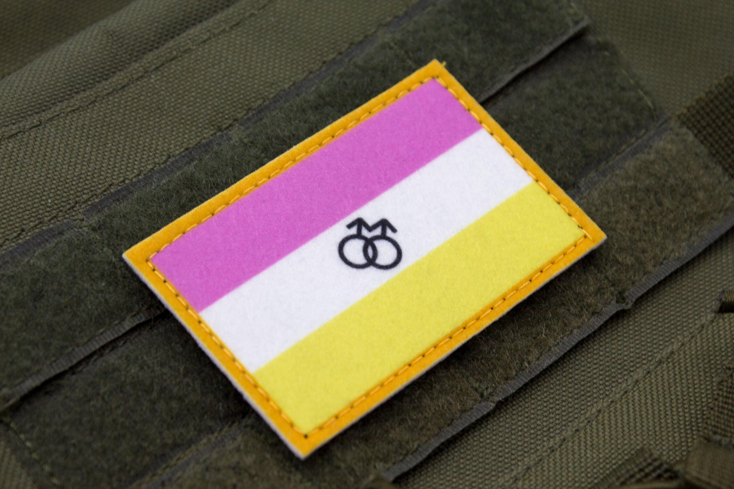Twink LGBT flag hook and loop patch