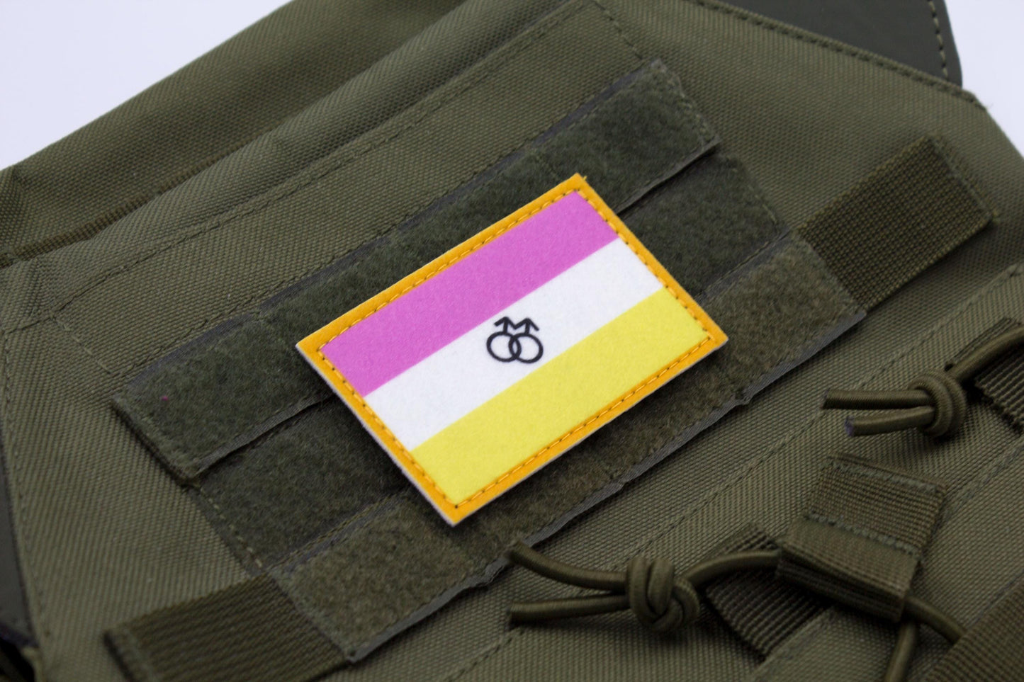 Twink LGBT flag hook and loop patch