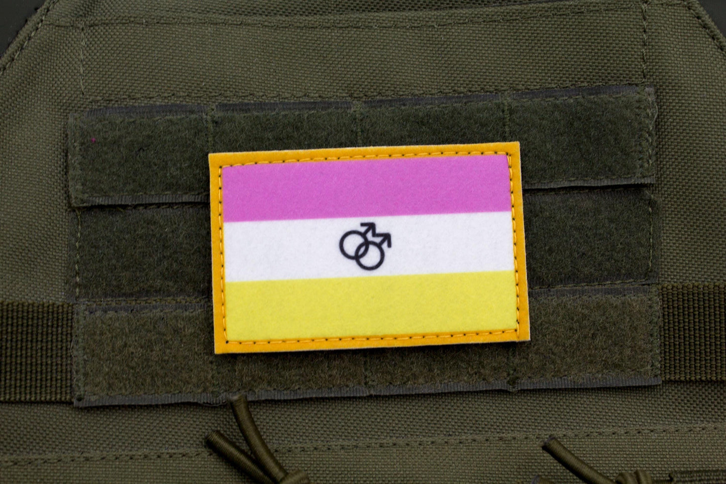 Twink LGBT flag hook and loop patch