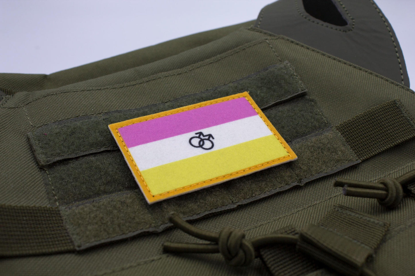 Twink LGBT flag hook and loop patch