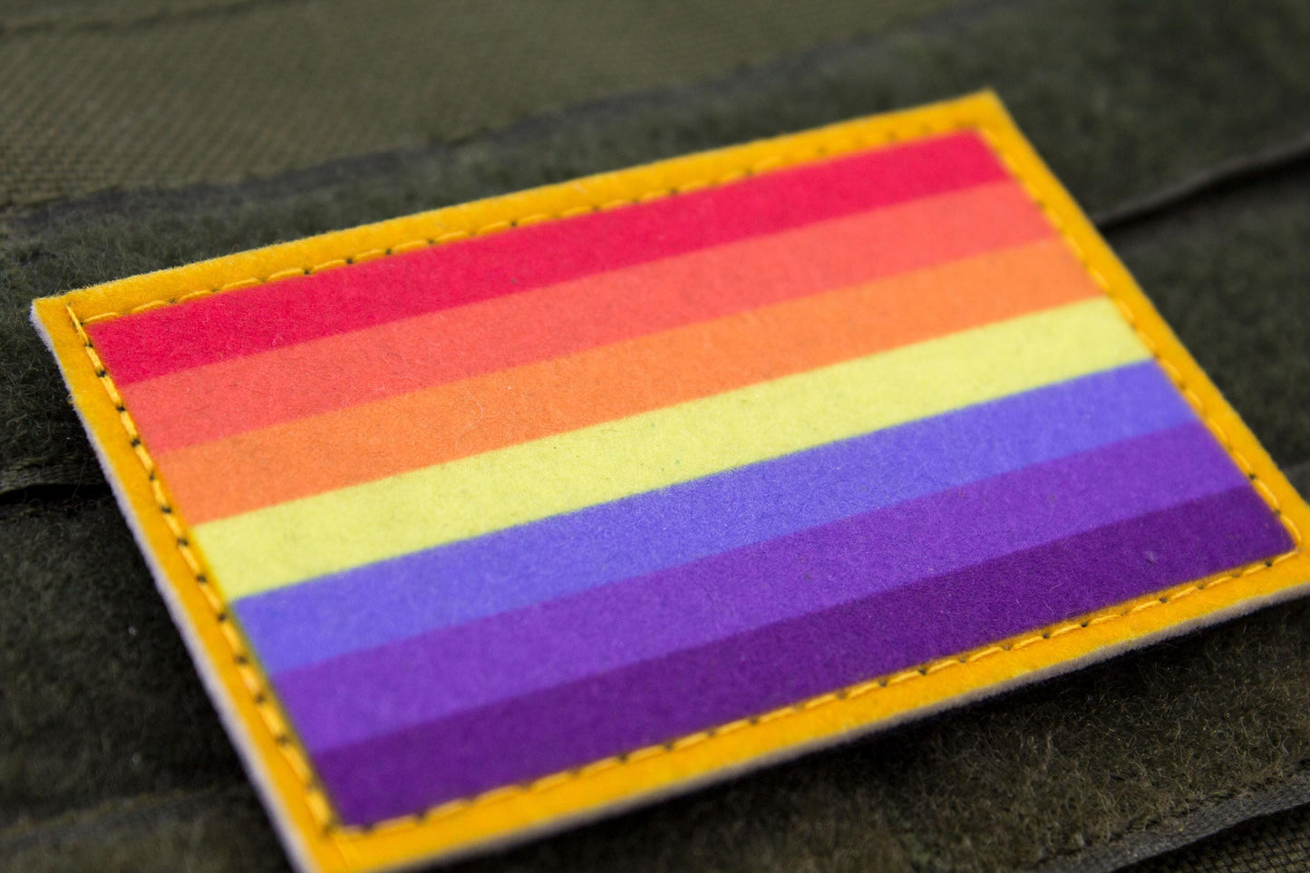 Xenogender flag hook and loop patch