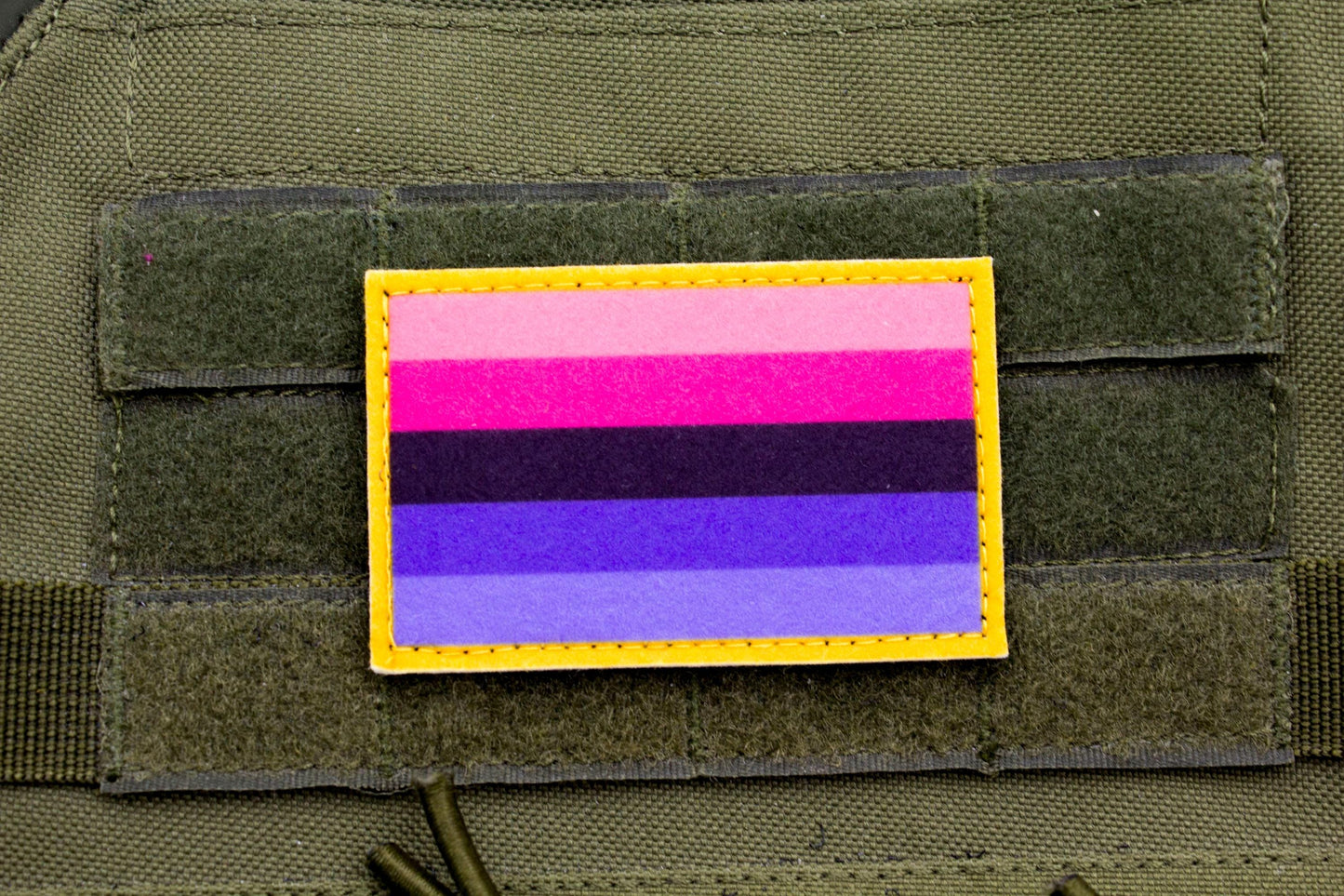 Omnisexuality LGBT flag hook and loop patch