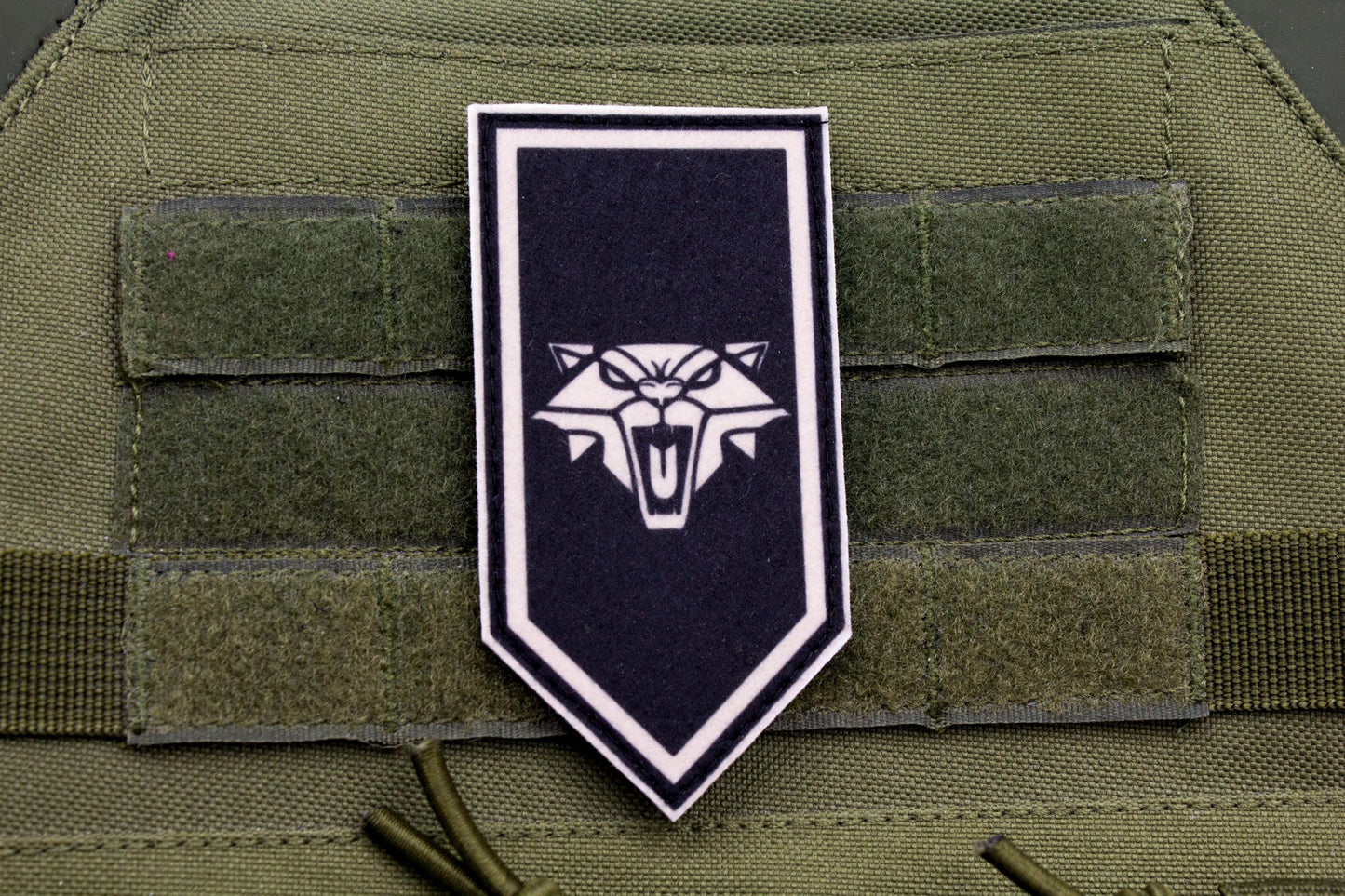 The Witcher Cat School cosplay hook and loop patch