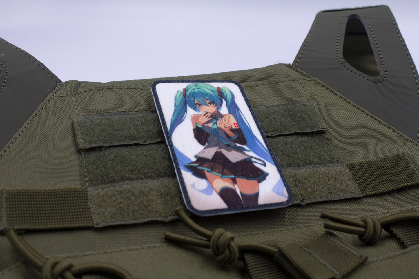 Hatsune Miku anime hook and loop patch