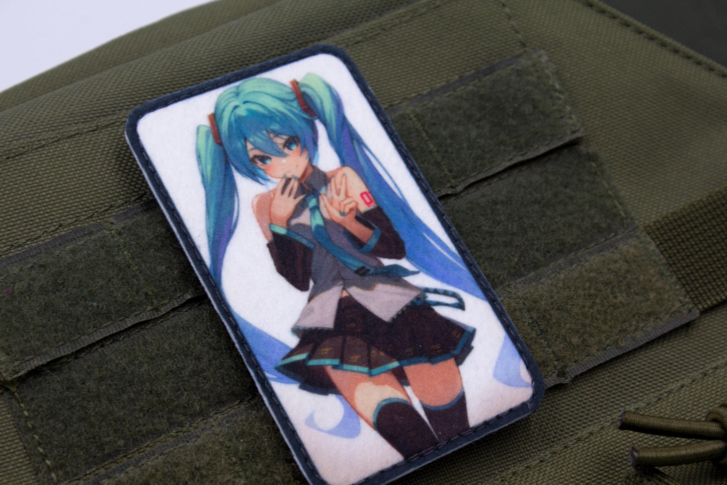 Hatsune Miku anime hook and loop patch