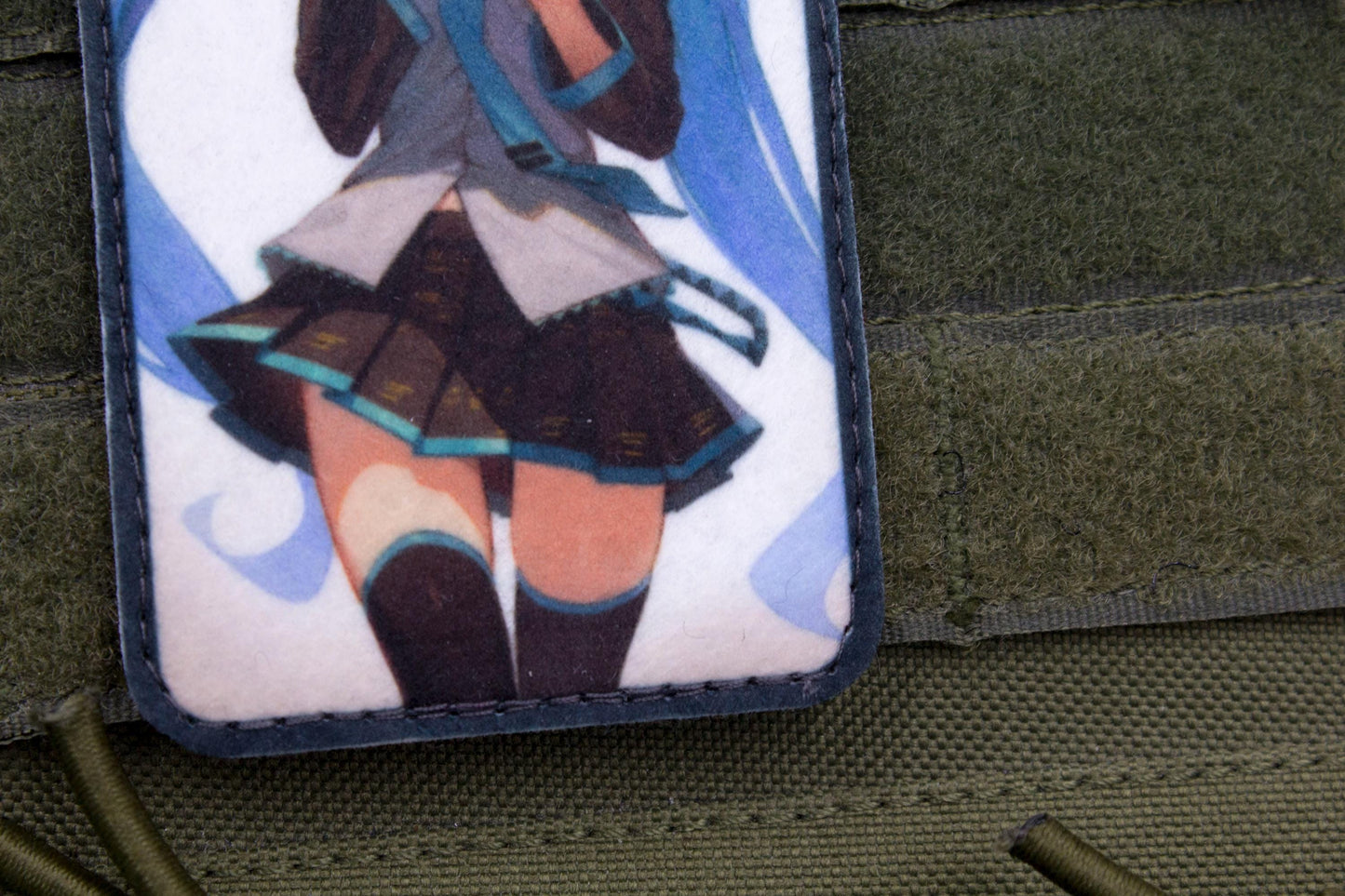 Hatsune Miku anime hook and loop patch