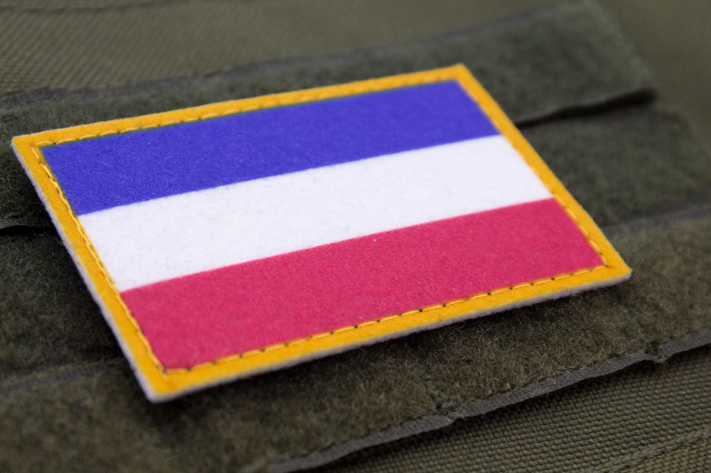 Heterosexuality flag hook and loop patch