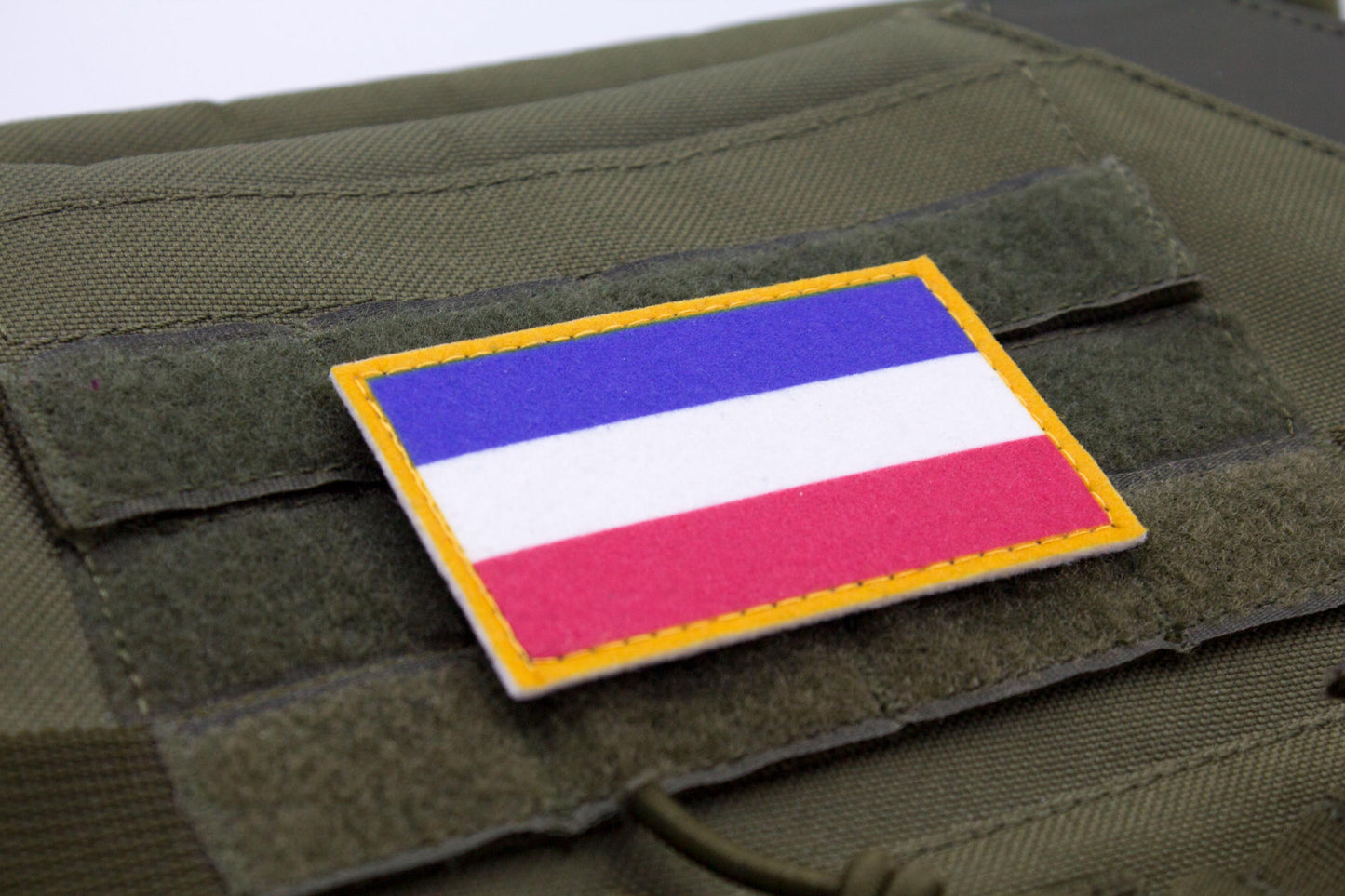 Heterosexuality flag hook and loop patch